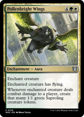 Image for Pollenbright Wings (143) [Commander: Wilds of Eldraine]