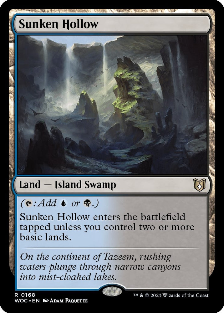 Image for Sunken Hollow (168) [Commander: Wilds of Eldraine]