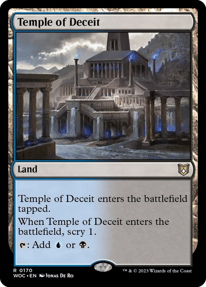 Image for Temple of Deceit (170) [Commander: Wilds of Eldraine]