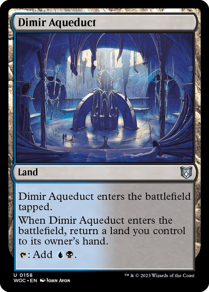 Image for Dimir Aqueduct (158) [Commander: Wilds of Eldraine]