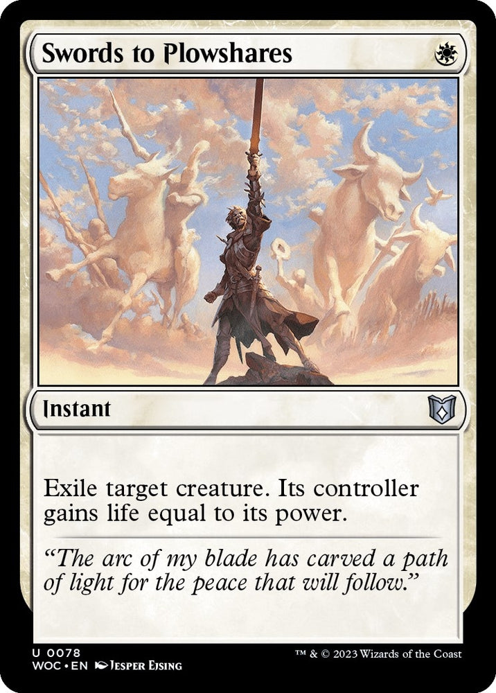 Image for Swords to Plowshares (78) [Commander: Wilds of Eldraine]
