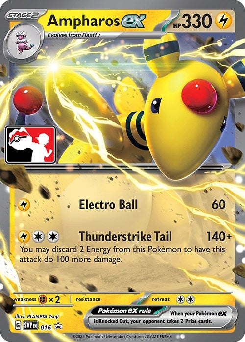 Image for Ampharos ex (016) [Prize Pack Series Cards]