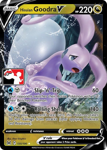 Image for Hisuian Goodra V (135/196) [Prize Pack Series Cards]