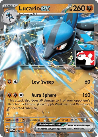Image for Lucario ex (017) [Prize Pack Series Cards]