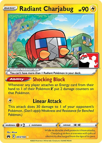 Image for Radiant Charjabug (051/159) [Prize Pack Series Cards]