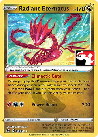 Image for Radiant Eternatus (105/159) [Prize Pack Series Cards]