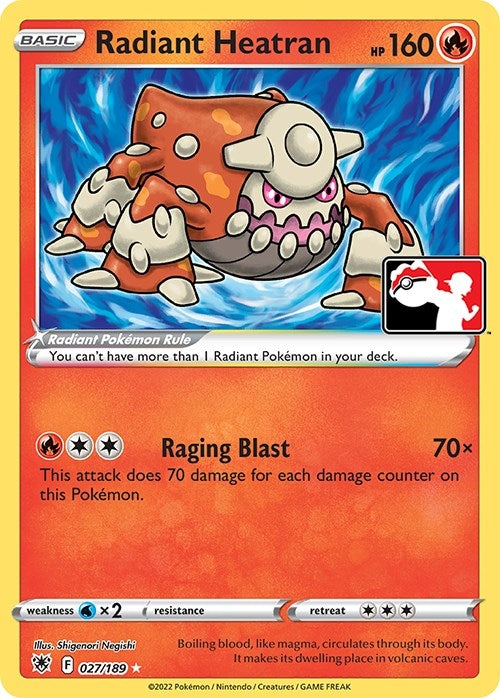 Image for Radiant Heatran (027/189) [Prize Pack Series Cards]