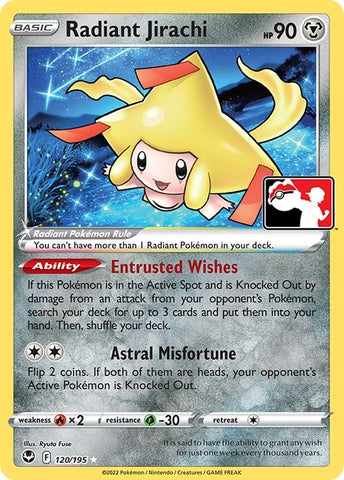 Image for Radiant Jirachi (120/195) [Prize Pack Series Cards]