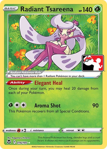 Image for Radiant Tsareena (016/195) [Prize Pack Series Cards]