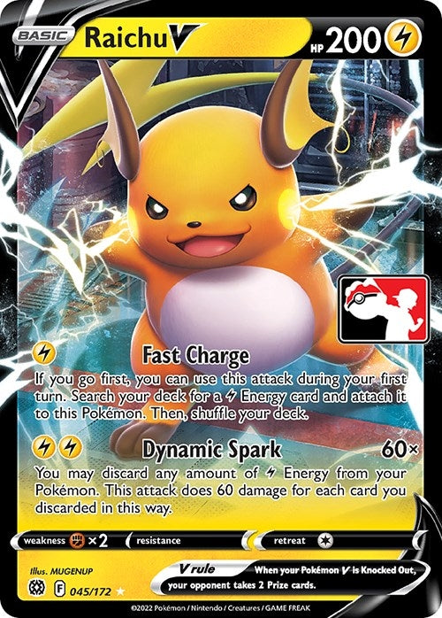 Image for Raichu V (045/172) [Prize Pack Series Cards]