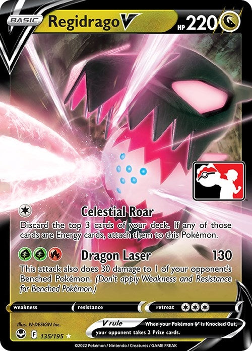Image for Regidrago V (135/195) [Prize Pack Series Cards]