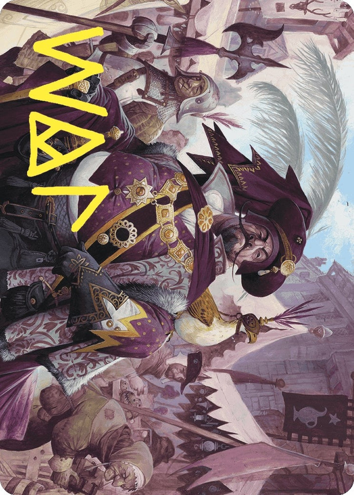 Image for Discerning Financier Art Card (Gold-Stamped Signature) (2) [Art Series: Wilds of Eldraine]