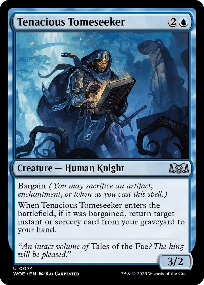 Image for Tenacious Tomeseeker (74) [Wilds of Eldraine]