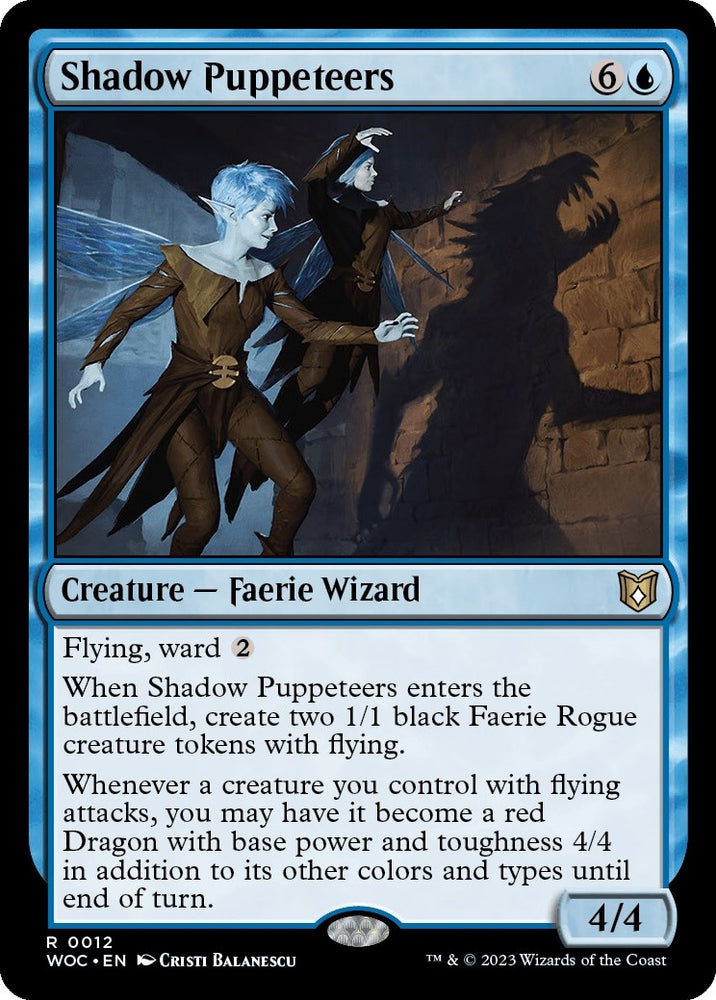 Image for Shadow Puppeteers (12) [Commander: Wilds of Eldraine]