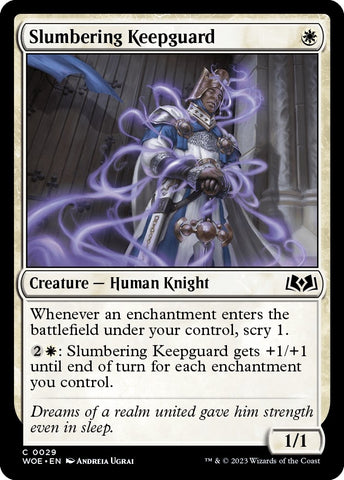 Image for Slumbering Keepguard (29) [Wilds of Eldraine]
