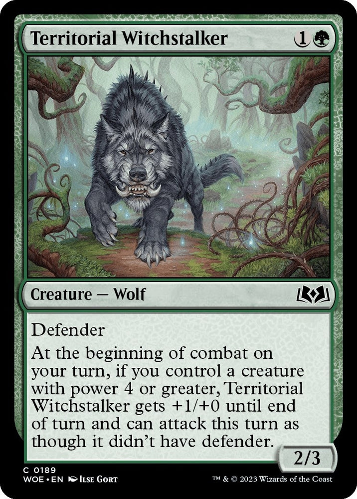 Image for Territorial Witchstalker (189) [Wilds of Eldraine]
