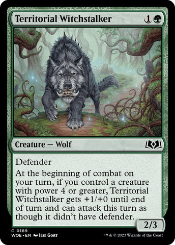 Image for Territorial Witchstalker (189) [Wilds of Eldraine]