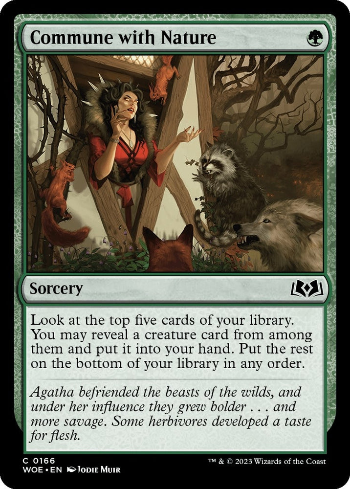 Image for Commune with Nature (166) [Wilds of Eldraine]