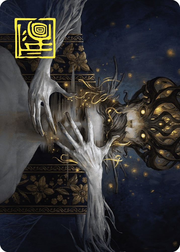 Image for Ego Drain Art Card (Gold-Stamped Signature) (12) [Art Series: Wilds of Eldraine]