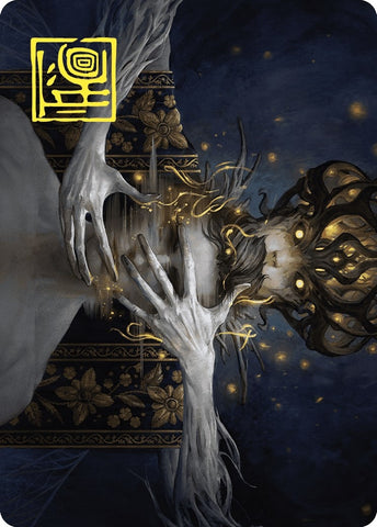 Image for Ego Drain Art Card (Gold-Stamped Signature) (12) [Art Series: Wilds of Eldraine]