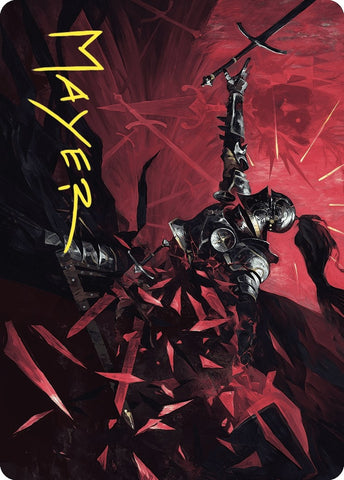 Image for Shatter the Oath Art Card (Gold-Stamped Signature) (14) [Art Series: Wilds of Eldraine]