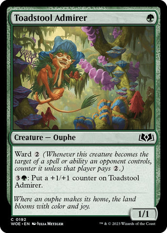 Image for Toadstool Admirer (192) [Wilds of Eldraine]