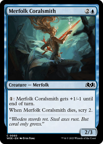 Image for Merfolk Coralsmith (60) [Wilds of Eldraine]