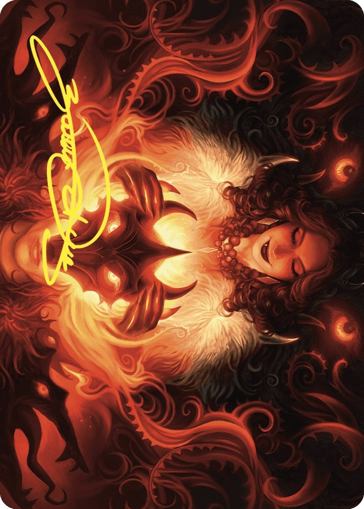 Image for Witch's Mark Art Card (Gold-Stamped Signature) (21) [Art Series: Wilds of Eldraine]
