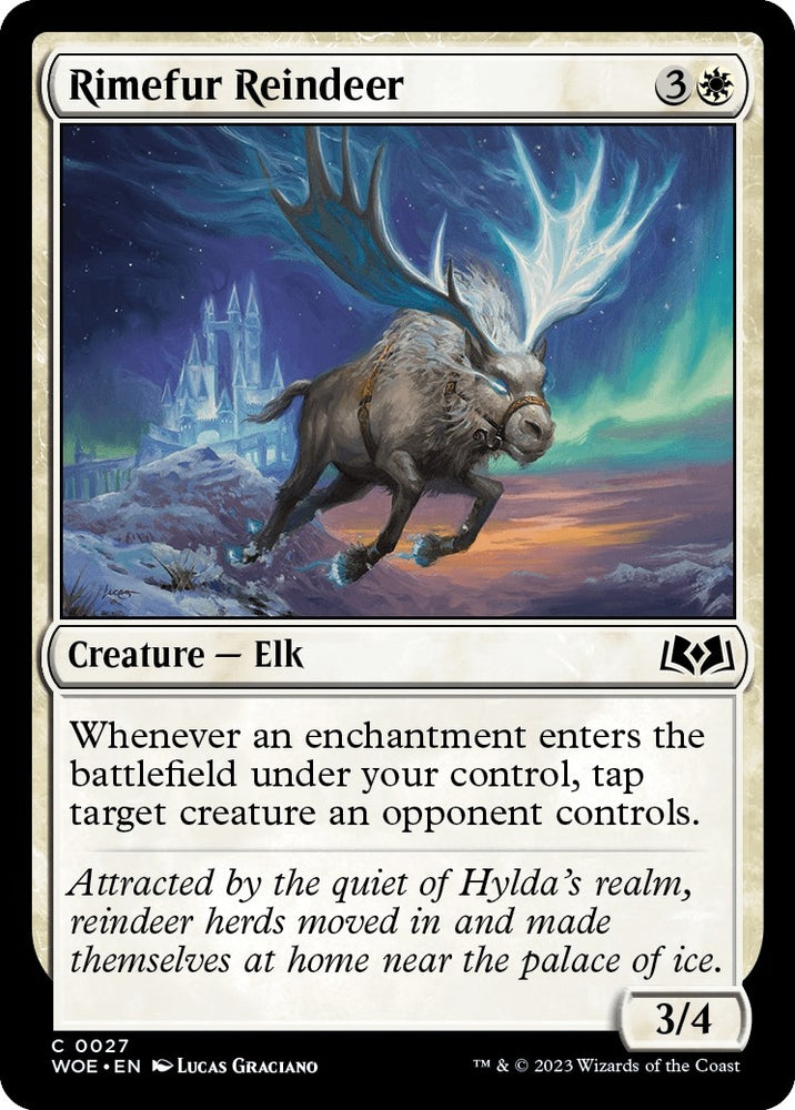 Image for Rimefur Reindeer (27) [Wilds of Eldraine]