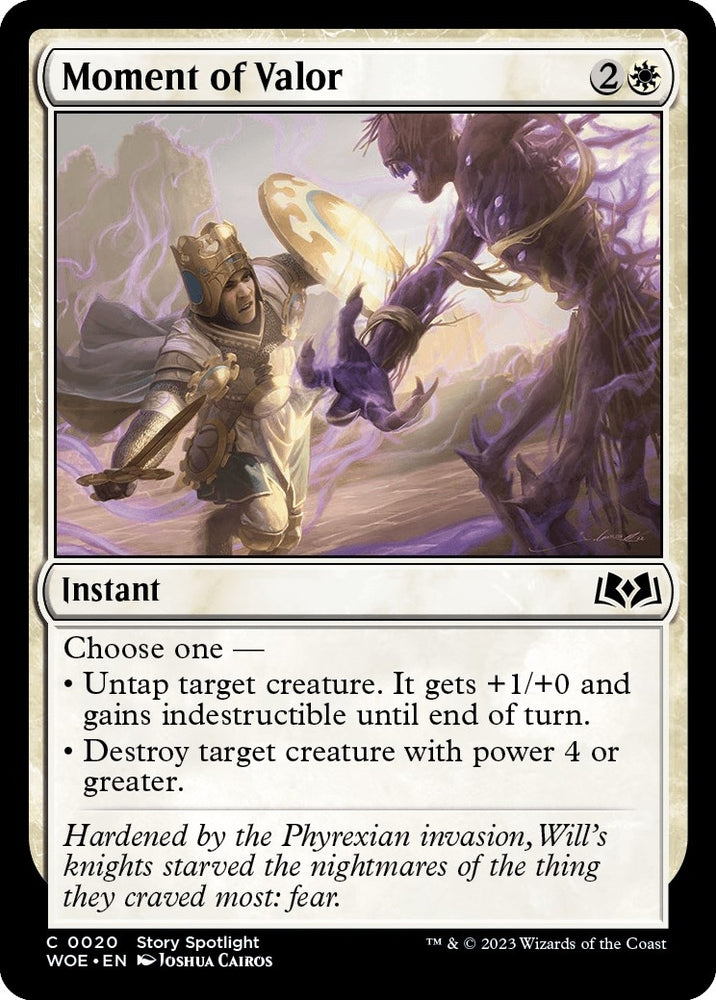 Image for Moment of Valor (20) [Wilds of Eldraine]