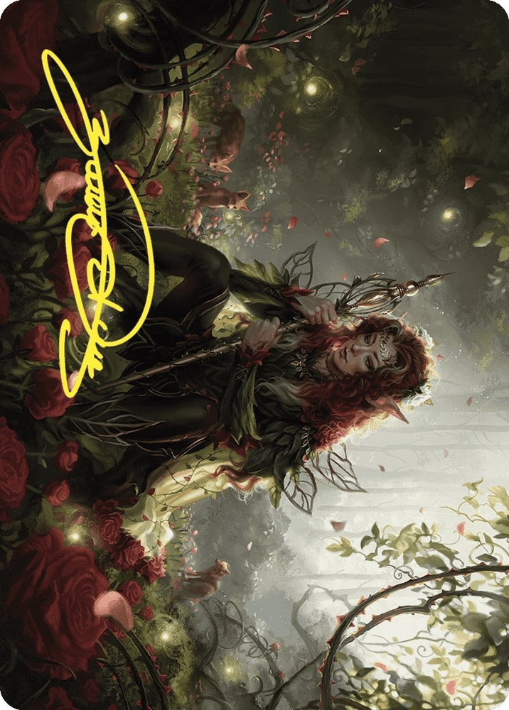 Image for Yenna, Redtooth Regent Art Card (Gold-Stamped Signature) (35) [Art Series: Wilds of Eldraine]