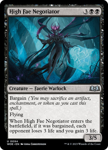 Image for High Fae Negotiator (94) [Wilds of Eldraine]