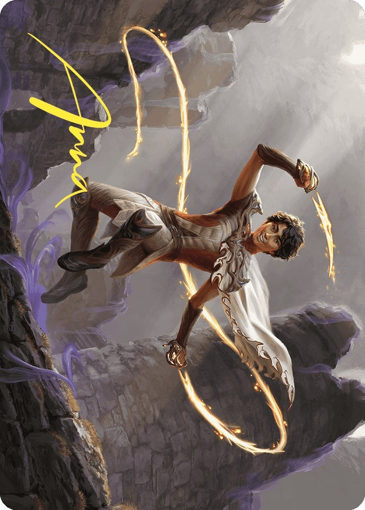 Image for Kellan, the Fae-Blooded Art Card (Gold-Stamped Signature) (39) [Art Series: Wilds of Eldraine]