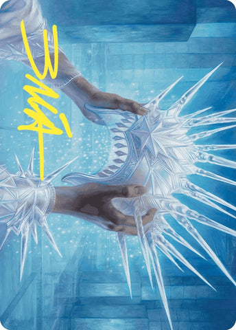 Image for Hylda's Crown of Winter Art Card (Gold-Stamped Signature) (43) [Art Series: Wilds of Eldraine]