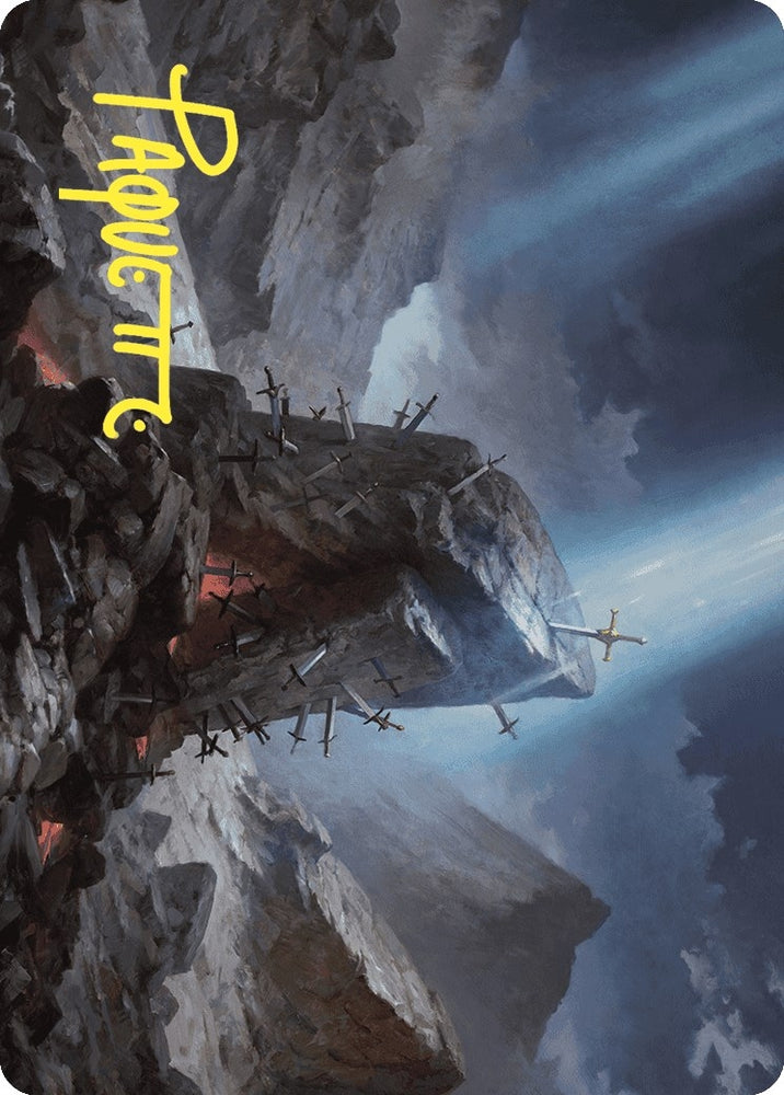 Image for The Irencrag Art Card (Gold-Stamped Signature) (44) [Art Series: Wilds of Eldraine]