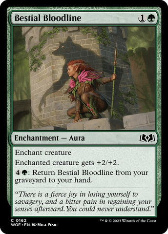 Image for Bestial Bloodline (162) [Wilds of Eldraine]