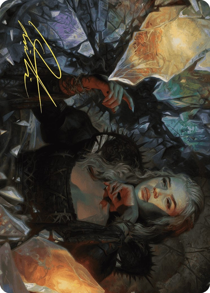 Image for Prophetic Prism Art Card (Gold-Stamped Signature) (45) [Art Series: Wilds of Eldraine]