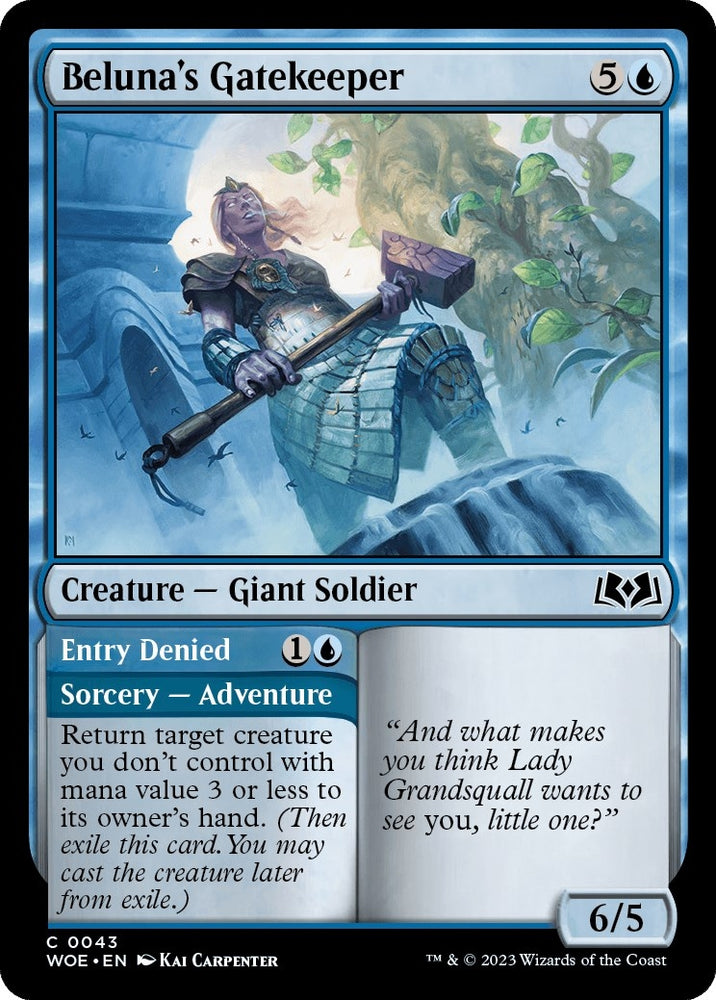 Image for Beluna's Gatekeeper (43) [Wilds of Eldraine]