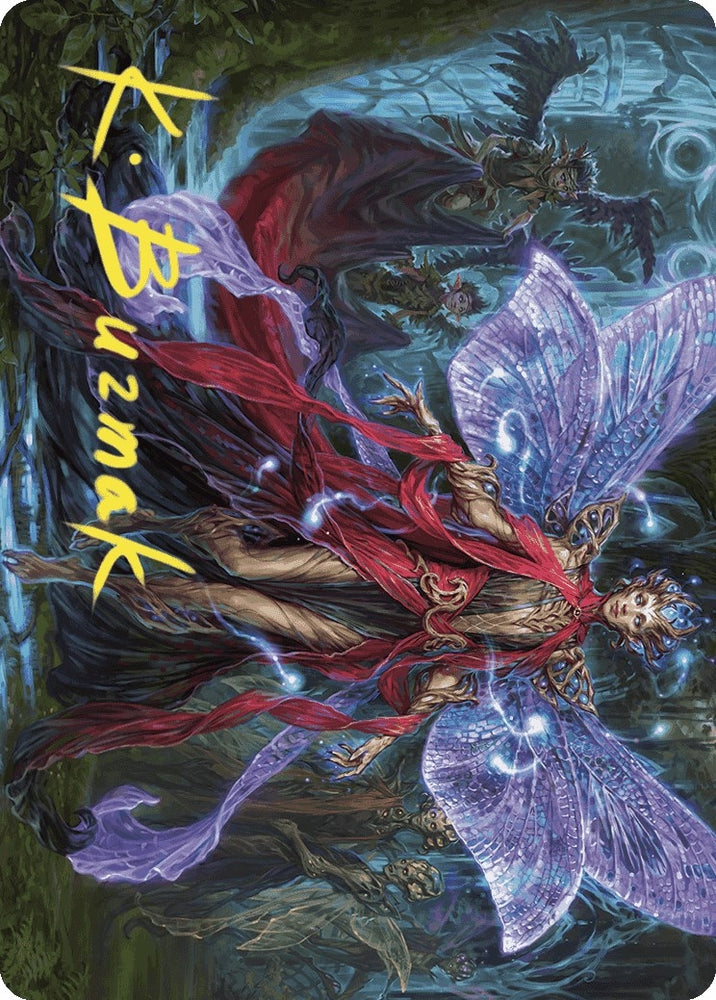 Image for Tegwyll, Duke of Splendor Art Card (Gold-Stamped Signature) (48) [Art Series: Wilds of Eldraine]