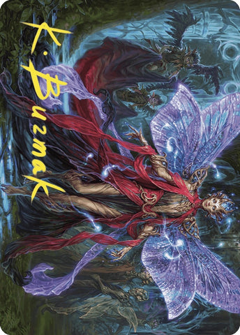 Image for Tegwyll, Duke of Splendor Art Card (Gold-Stamped Signature) (48) [Art Series: Wilds of Eldraine]