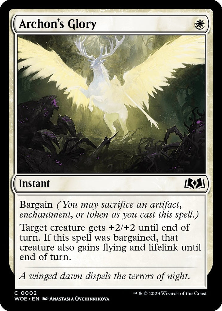 Image for Archon's Glory (2) [Wilds of Eldraine]