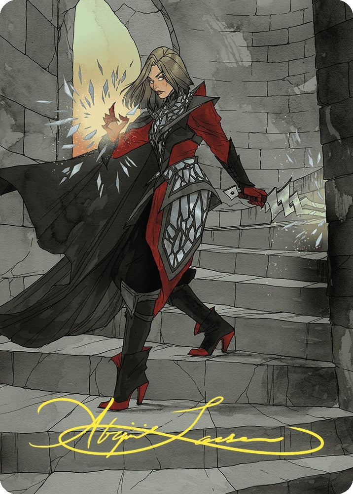 Image for Rowan, Scion of War Art Card (59/81) (Gold-Stamped Signature) (59) [Art Series: Wilds of Eldraine]