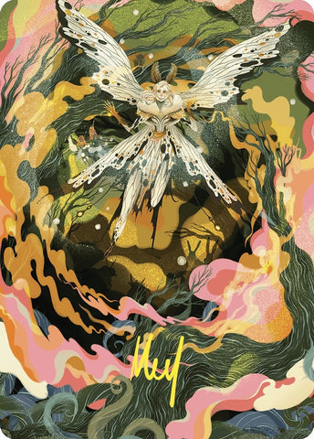Image for Greater Auramancy Art Card (Gold-Stamped Signature) (61) [Art Series: Wilds of Eldraine]