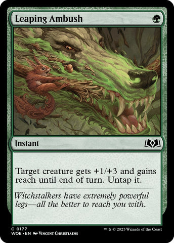 Image for Leaping Ambush (177) [Wilds of Eldraine]