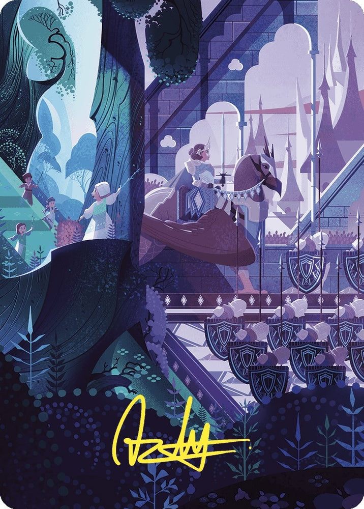 Image for As Foretold Art Card (Gold-Stamped Signature) (64) [Art Series: Wilds of Eldraine]