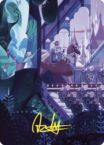 Image for As Foretold Art Card (Gold-Stamped Signature) (64) [Art Series: Wilds of Eldraine]
