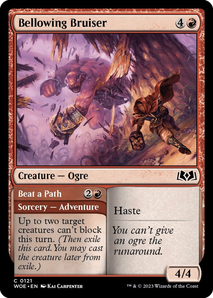 Image for Bellowing Bruiser (121) [Wilds of Eldraine]