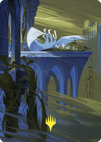 Image for Doubling Season Art Card (Gold-Stamped Planeswalker Symbol) (71) [Art Series: Wilds of Eldraine]