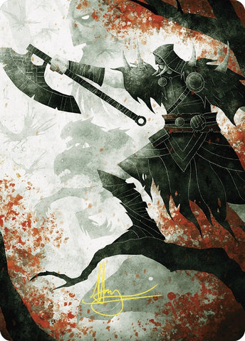 Image for Garruk's Uprising Art Card (Gold-Stamped Signature) (72) [Art Series: Wilds of Eldraine]