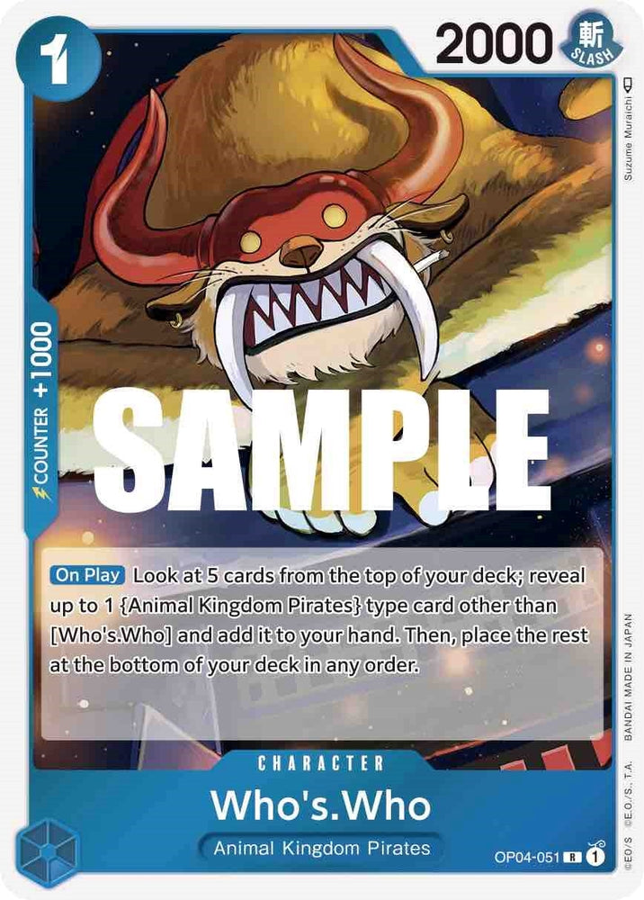 Image for Who's.Who (OP04-051) - One Piece Card Game
